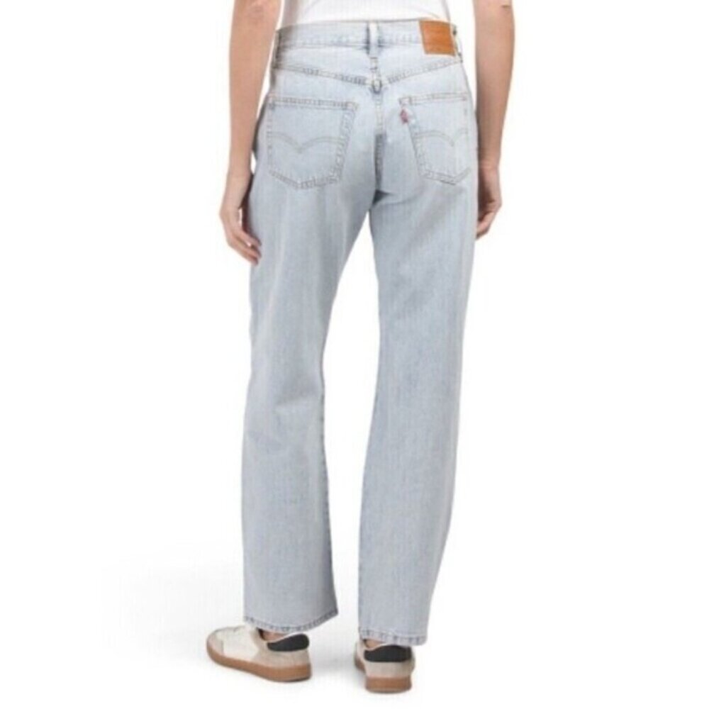 Levi's Women Premium Light Wash 501 90'S Freehand Folk Cropped Jeans Light 24X30